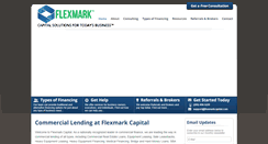 Desktop Screenshot of flexmarkcapital.com