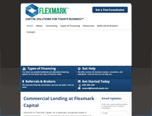 Tablet Screenshot of flexmarkcapital.com